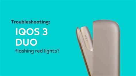 iqos flashing red light.